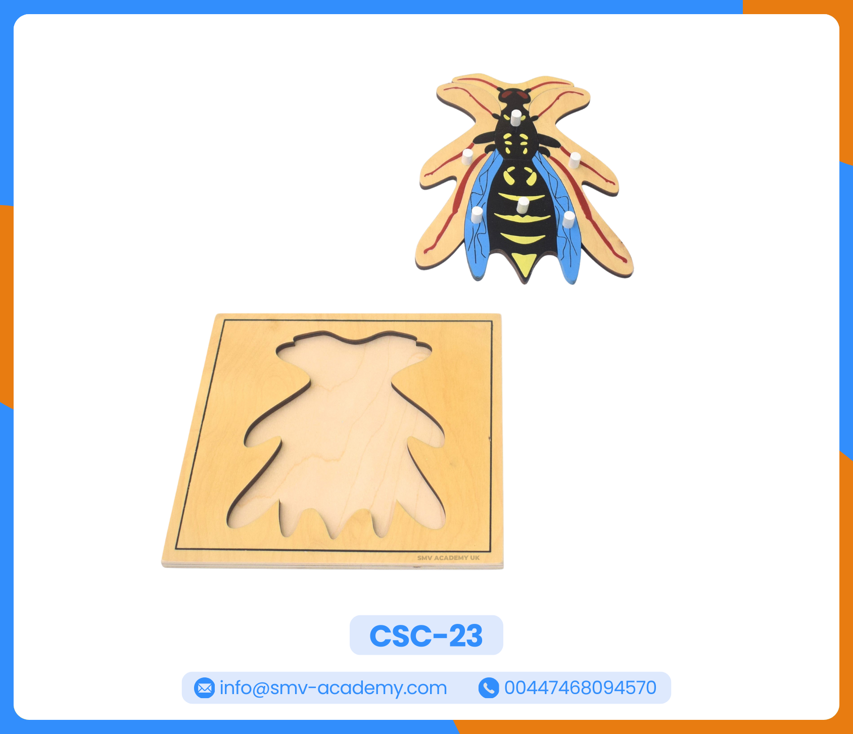 بازل أجزاء الدبور - Parts of a Wasp Puzzle